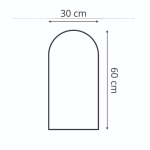 Polsterpaneel Türkis 30 cm Polsterpaneel Türkis 30 cm